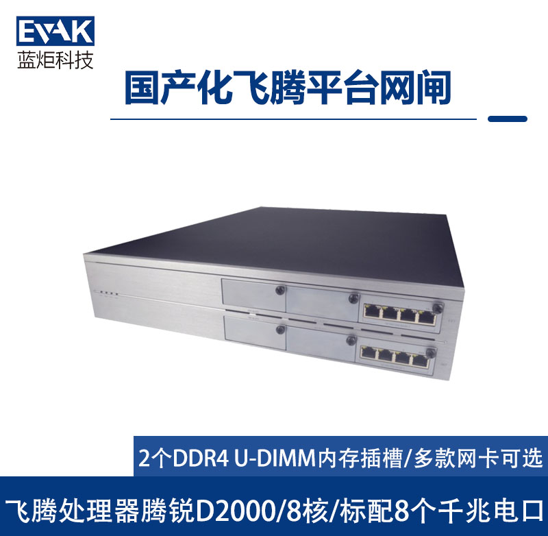 国产化飞腾平台网闸（EVAK-2U001）