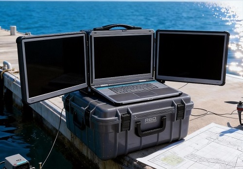 水域救援的智能守护者:三屏加固便携机水下移动图形工作站 水域救援的智能守护者:三屏加固便携机水下移动图形工作站